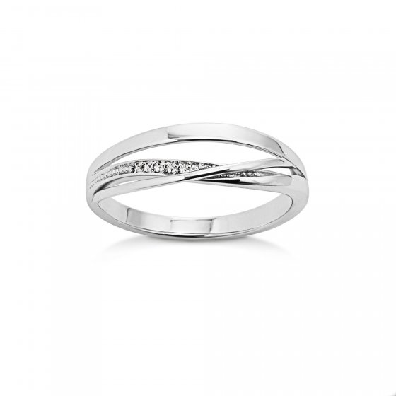 Ring Gold 585 mit 6x Brillant zus. 0,03ct. 