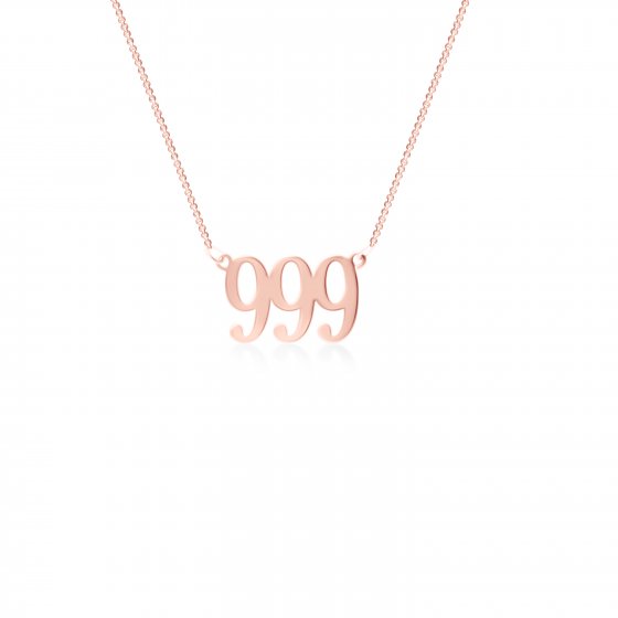 Kette 925-Sterling Silber rotvergoldet Glänzend 45,0cm 