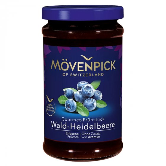 Mövenpick Waldheidelbeere Gourmet Frühstück Fruchtaufstrich 250g 