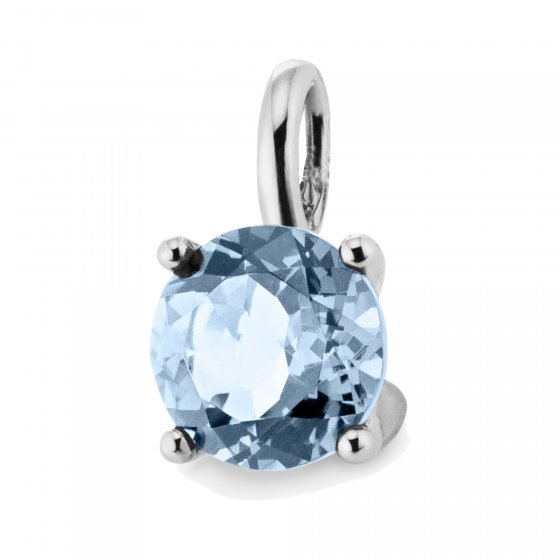 Anhänger Gold 585 mit Blautopas (beh.) Sky blue 