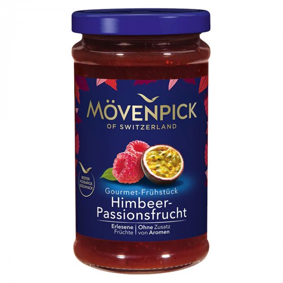 Mövenpick Himbeer Passionsfrucht Gourmet Frühstück Aufstrich 250g 