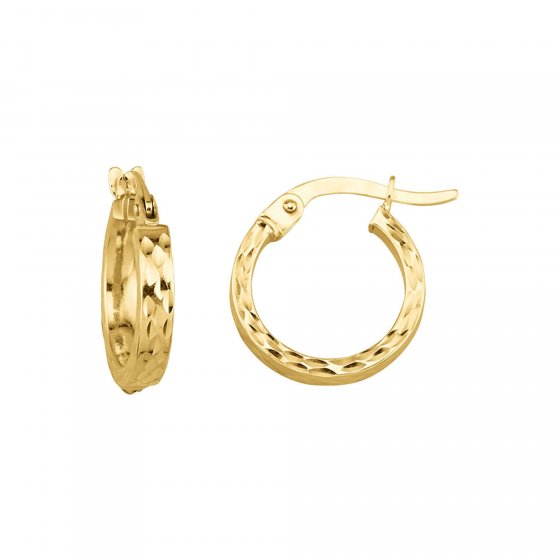 Ohrringe 375 Gelbgold glanz diamantiert 