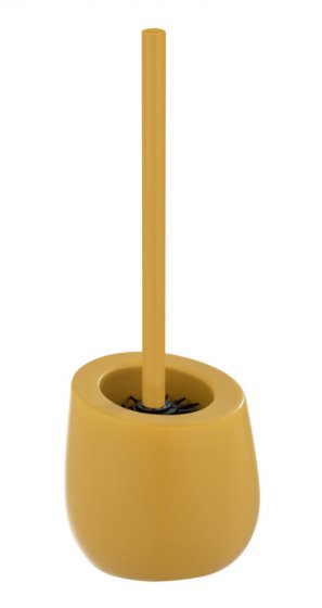 WC-Garnitur Mod. Badi Gelb Keramik, mit Silikon-Bürstenkopf 