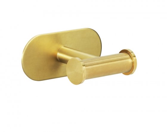 Turbo-Loc® Wandhaken Mod. Orea Duo Gold Matt, Befestigen ohne bohren 
