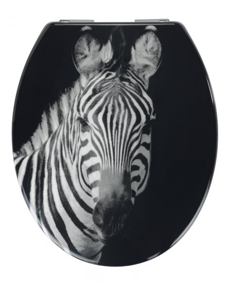 WC-Sitz Duroplast Mod. Zebra , Externe Easy-Close Absenkautomatik