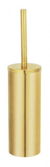 WC-Garnitur geschlossene Form Mod. Orea Gold matt, aus rostfreiem Edelstahl 
