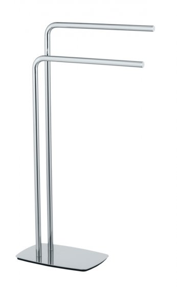 Handtuchständer Mod. Iria Chrom, mit 2 Handtuchstangen 