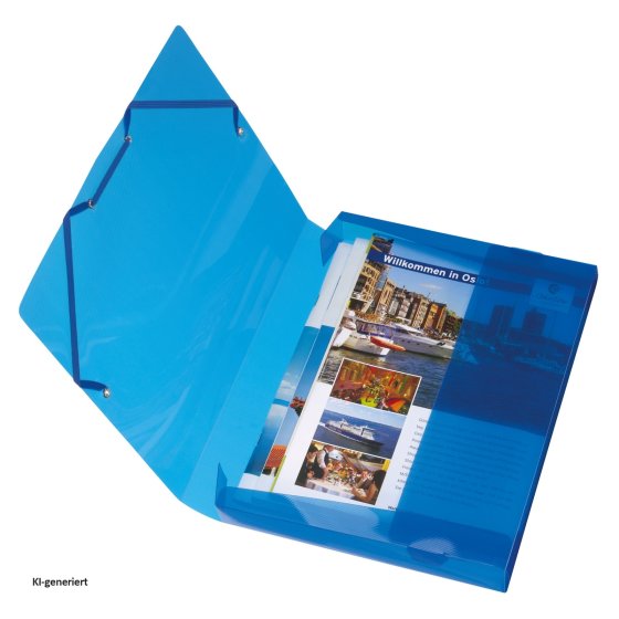 Heftbox A4 1 Stück Blau 