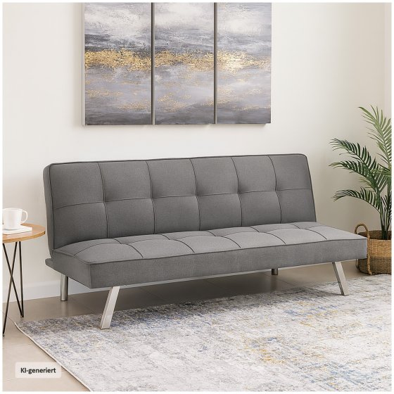 Klappsofa Grau Milena 