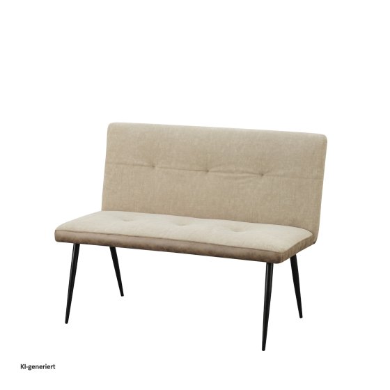 2-Sitzer Bank Antikbraun/Taupe Joschka 