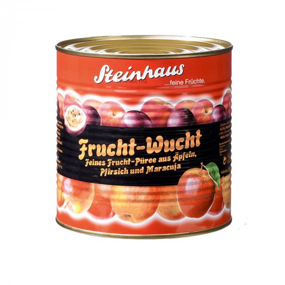 Steinhaus Frucht Wucht Pfirsich Maracuja Apfel Püree 2650 ml 