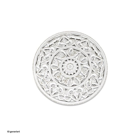 Wandornament Holz shabby Stil 