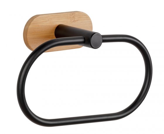 Turbo-Loc® Handtuchring Mod. Orea Bamboo, Befestigen ohne bohren 