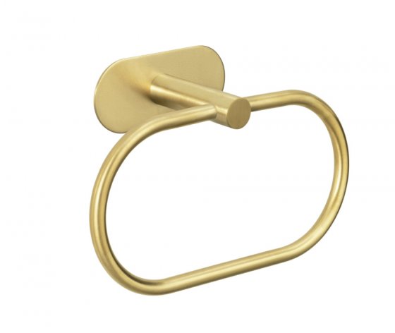 Turbo-Loc® Handtuchring Mod. Orea Gold Matt, Befestigen ohne bohren 