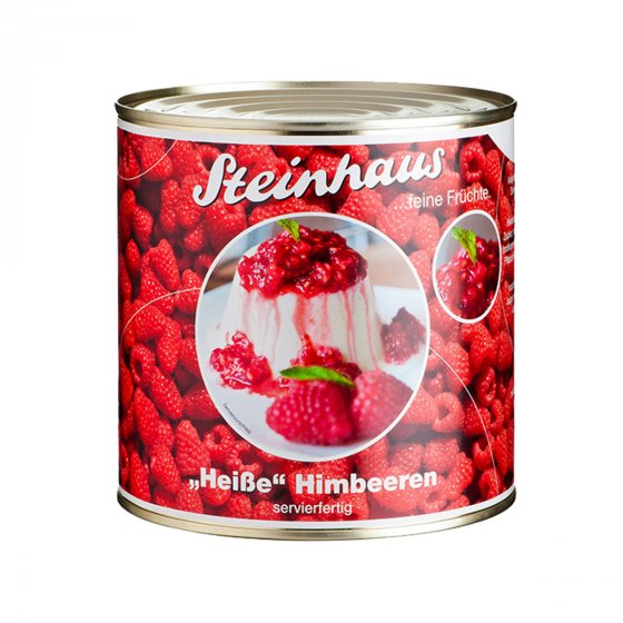 Steinhaus Heiße Himbeeren kalt oder heiß für das Dessert 2650ml 