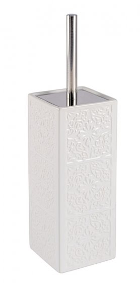 WC-Garnitur Mod. Cordoba Weiß Keramik, mit spanischen Ornamenten