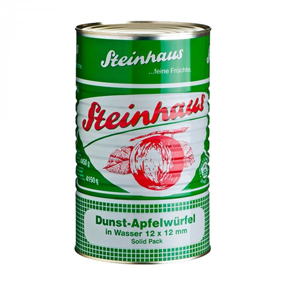 Steinhaus Dunst Apfelwürfel feine Früchte in Wasser eingelegt 4650ml 