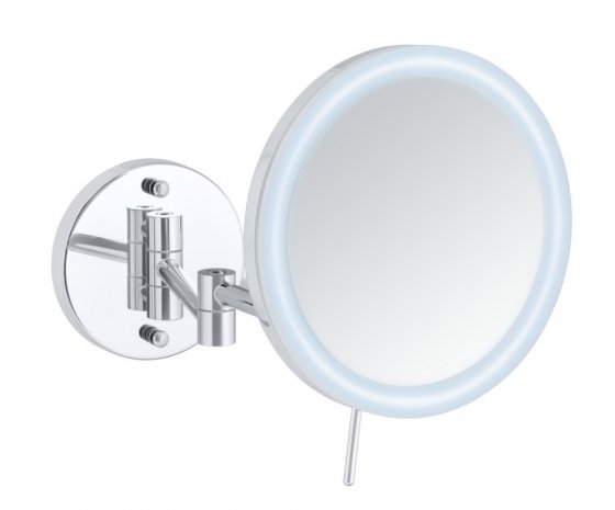Power-Loc® LED Wandspiegel Aura, Befestigen ohne bohren 