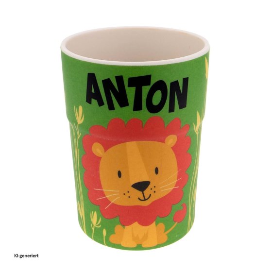 Kinderbecher Namensbecher Anton 