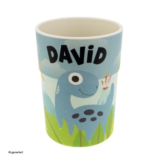 Kinderbecher Namensbecher David 