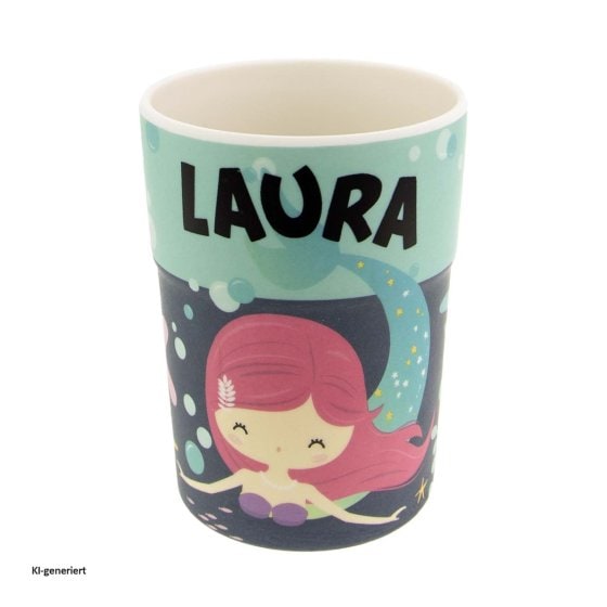 Kinderbecher Namensbecher Laura 