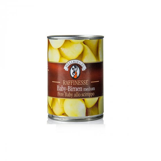 Hellriegel Raffinesse Baby Birnen medium leicht gezuckert 400g 