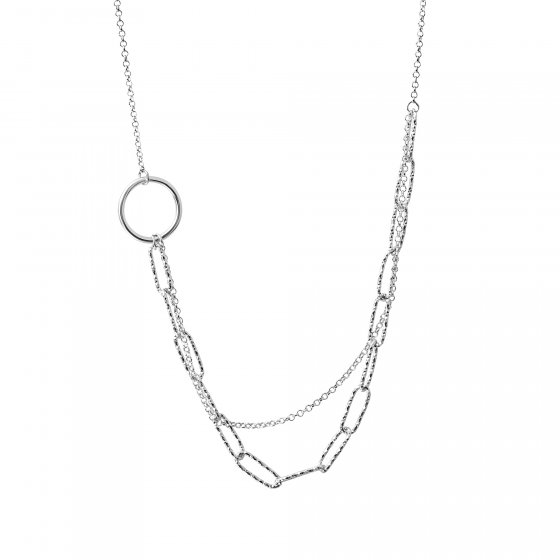 Halskette 925 Silber diamantiert 