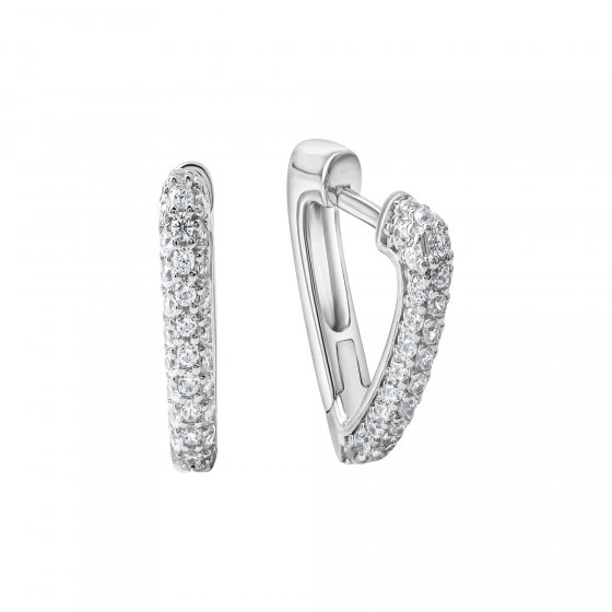 Ohrschmuck 925 Silber weiße Zirkonia 