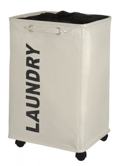 Wäschesammler Mod. Quadro Beige, Wäschekorb, 79 l 