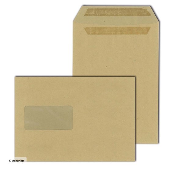 Versandtasche mit Fenster 500 St., selbstklebend DIN C5 