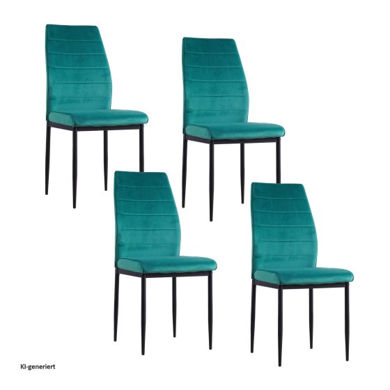 Stuhl Madison Velvet Grün 