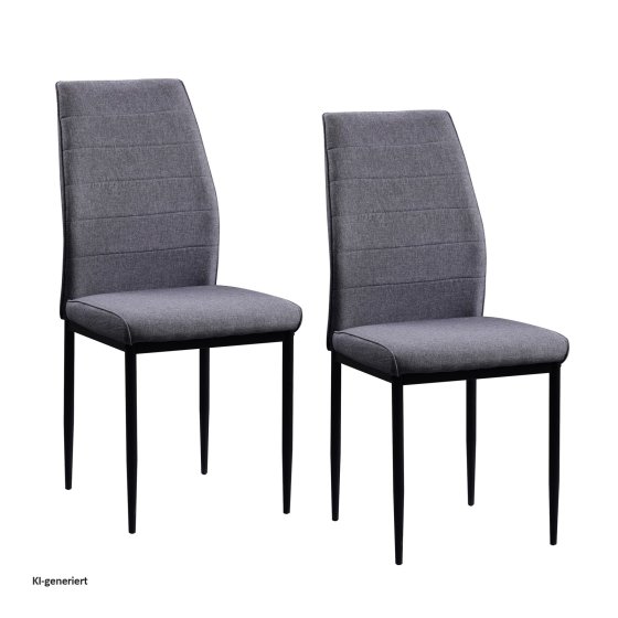 Stuhl Madison Webstoff 2er-Set 