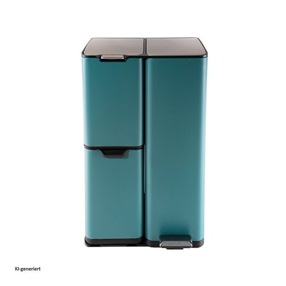 Mülltrennsystem Jannik 60 Liter Türkis 