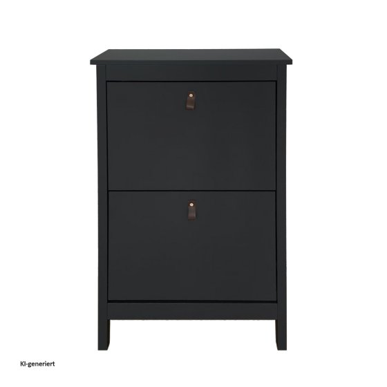 Schuhschrank Hayet Schwarz 