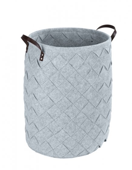 Wäschesammler Mod. Trovo Grau, Wäschekorb, 75 ltr. 