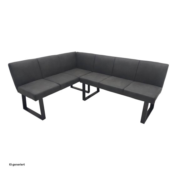 Eckbank 152 x 192 cm Vemal kurzer Schenkel links 