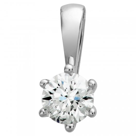 Anhänger Gold 750 mit natürlichem Brillant 0,25ct. 