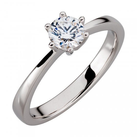 Ring Gold 750 mit natürlichem Brillant 0,50ct. 