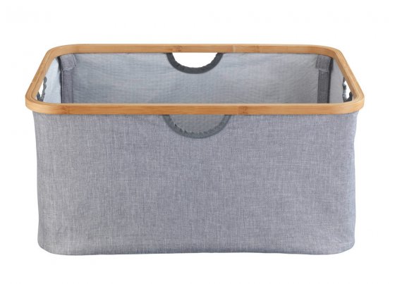 Wäschekorb Mod. Bahari aus Bambus, Wäschekorb, faltbar, 50 l