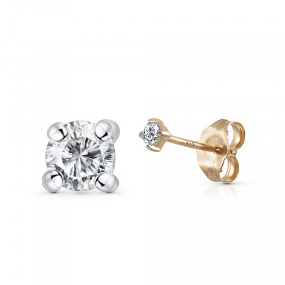 Ohrstecker 585/- Gelbgold Brillant 