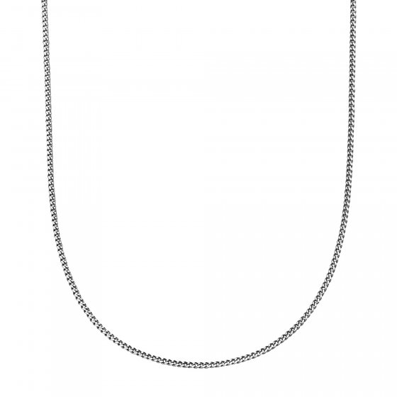 Halskette Weißgold 585 Panzerkette mit einer Länge von 45/42cm 