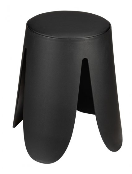 Badhocker Mod. Comiso Schwarz matt, belastbar bis 180 kg 