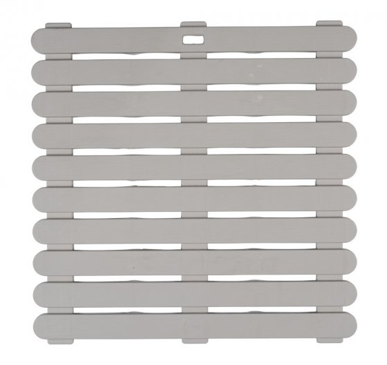 Duschrost Mod. Indoor & Outdoor Taupe, aus stabilem Kunststoff 