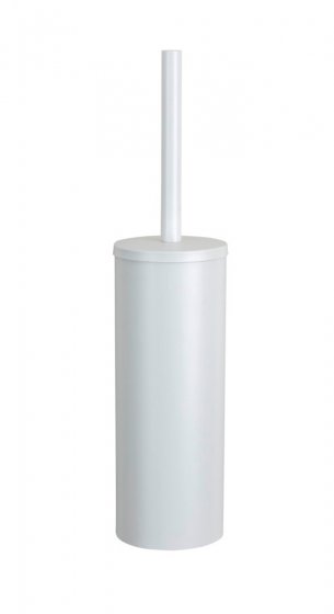 WC-Garnitur Mod. Orea White matt, freistehend, aus rostfreiem Edelstahl 