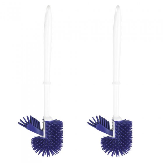 WC-Hygiene-Garnitur, Lila, 2er set, mit Randbürste 