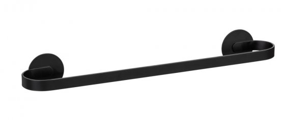 Turbo-Loc® Badetuchstange Uno Mod. Bivio Black matt, 40 cm, aus Aluminium 
