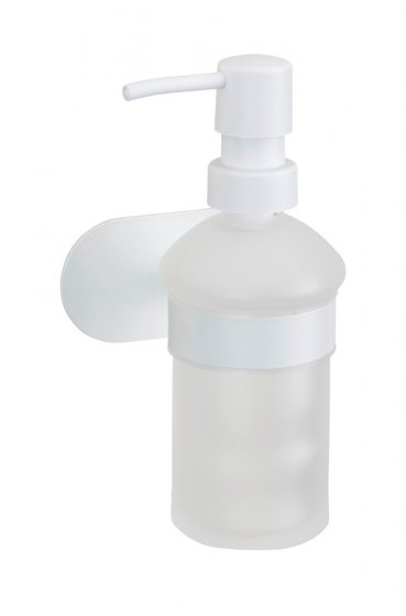 Turbo-Loc® Seifenspender Mod. Orea White matt, aus rostfreiem Edelstahl 