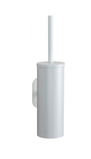 Turbo-Loc® WC-Garnitur Mod. Orea White matt, aus rostfreiem Edelstahl 