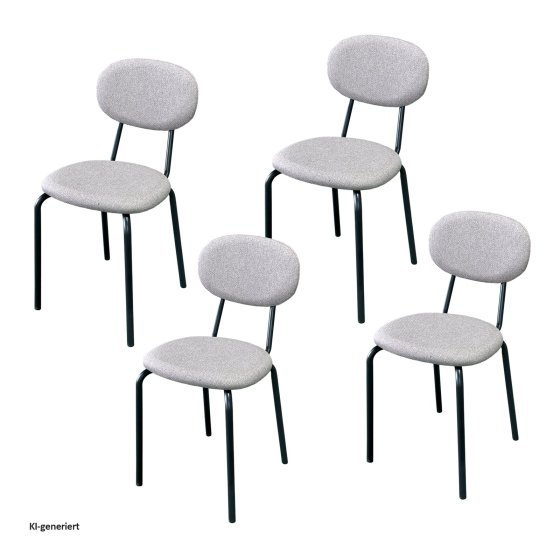 Stuhl Anella Cappucchino 4er-Set 