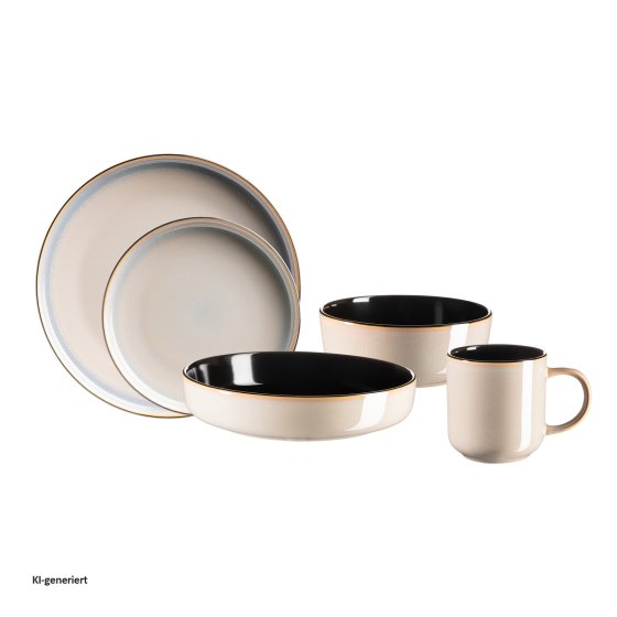 Kombiservice 10-teilig Alenia Beige 